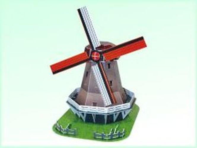 CALEBOU 3D PUZZLES Holland Windmill 3 D Construction Puzzle Kit - CLOSE OUTS