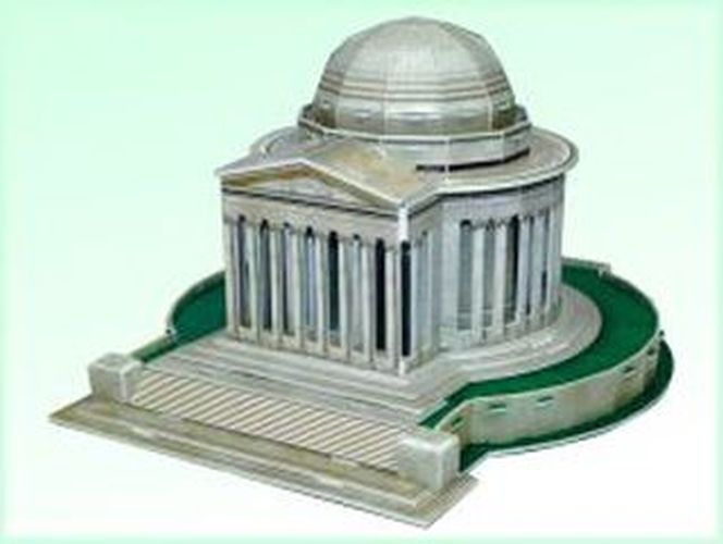 CALEBOU 3D PUZZLES 3d Thomas Jefferson Memorial Washington Dc Puzzle Model Kit - 