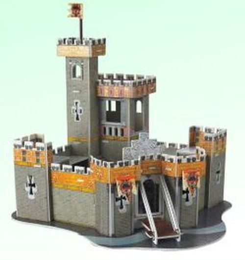 CALEBOU 3D PUZZLES 3d King Author Mid Evil Castle Puzzle Kit - 
