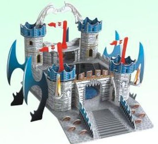 CALEBOU 3D PUZZLES 3d Dragon Fantasy Med Evil Castle Puzzle Model Kit