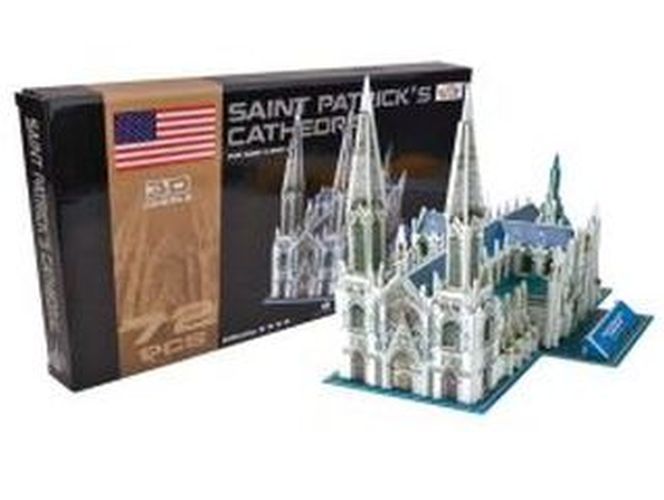 CALEBOU 3D PUZZLES Saint Patricks Cathedral New Your City 3 D Model Kit - PUZZLES