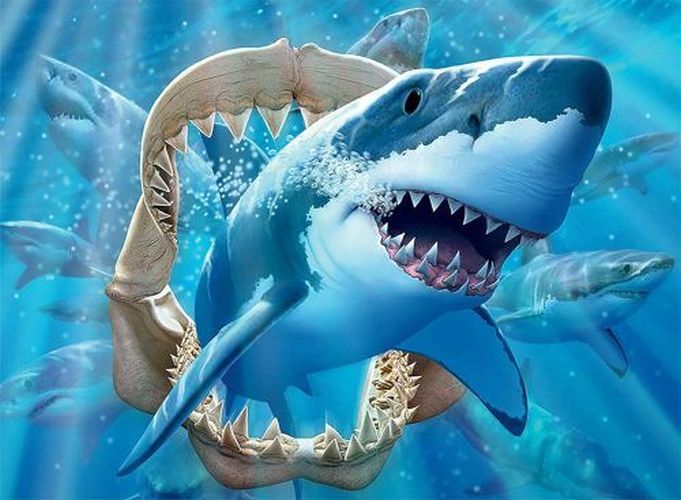 CEACO COMPANY Undersea Glow 100 Piece Puzzle - 