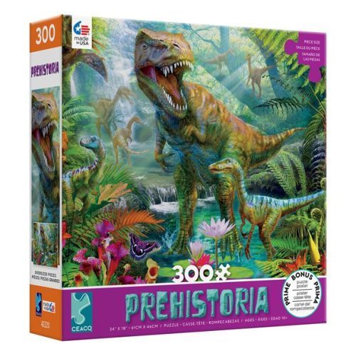 CEACO COMPANY T-rex 300 Piece Prehistoria Puzzle