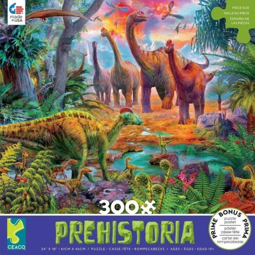 CEACO COMPANY Dinosaur 300 Piece Puzzle - PUZZLES