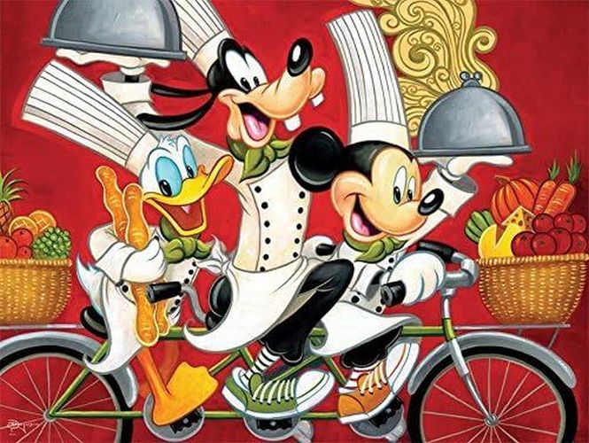 CEACO COMPANY Mickey Disney On A Bicycle With 400 Small, Medium And Large Pieces Puzzle - PUZZLES