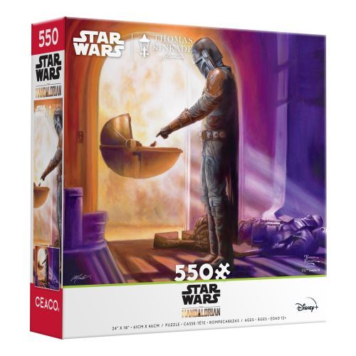 CEACO COMPANY Basket Thomas Kinkade Star Wars Madolorian 550 Piece Puzzle - 