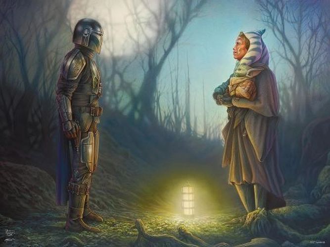 CEACO COMPANY Thomas Kinkade Star Wars Madolorian 550 Piece Puzzle - 