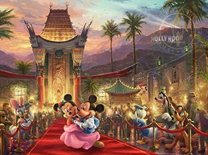 CEACO COMPANY Mickey And Minnie Hollywood 750 Piece Puzzle - .