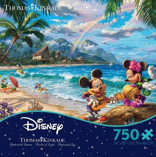 CEACO COMPANY Mickey And Minnie In Hawaii 750 Piece Puzzle - PUZZLES
