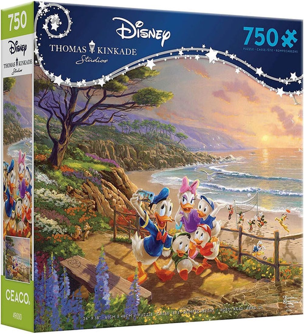 CEACO COMPANY Donald And Daisy A Duck Day 750 Piece Puzzle - PUZZLES