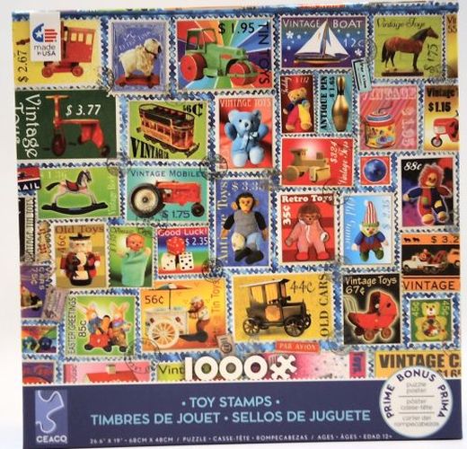 CEACO Toy Stamps 1000 Piece Puzzle - 