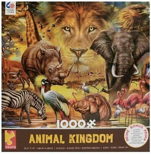 CEACO King Sky Animal Kingdom 1000 Piece Puzzle - 