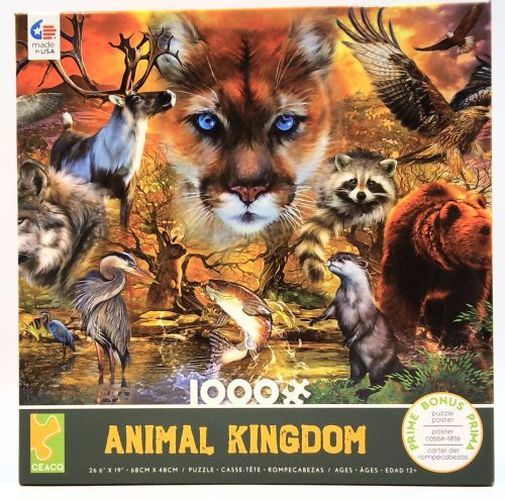 CEACO Mammals Animal Kingdom 1000 Piece Puzzle - 