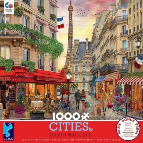 CEACO COMPANY Eiffel Tower Cities 1000 Piece Puzzle - PUZZLES