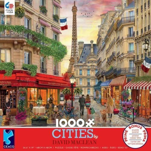 CEACO COMPANY Eiffel Tower Cities 1000 Piece Puzzle - .