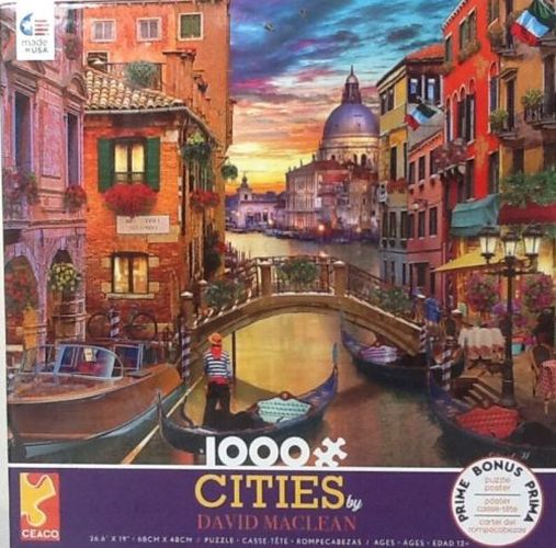 CEACO COMPANY Italy Cities 1000 Piece Puzzle - 