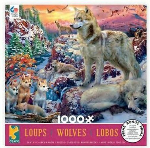 CEACO Winter Wolves 1000 Piece Puzzle - 