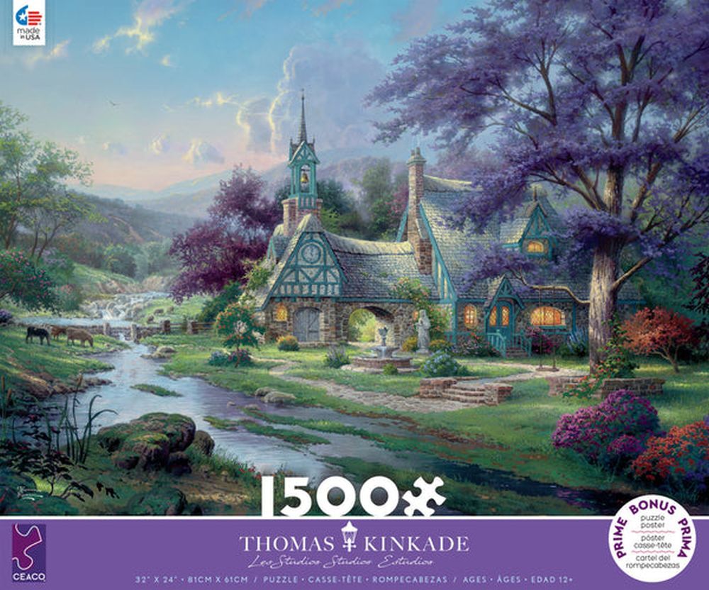 CEACO COMPANY Thomas Kinkade 1500 Piece Puzzle - PUZZLES