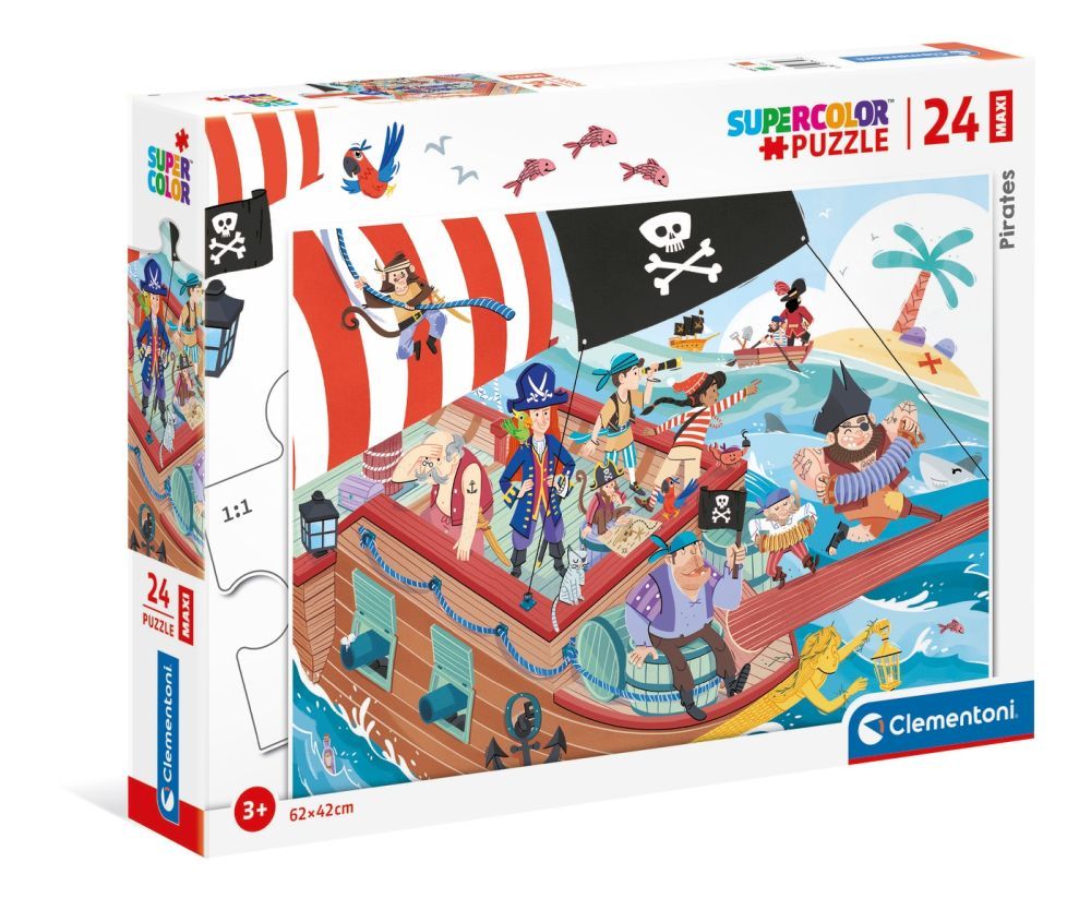 CLEMENTONI Pirates 24 Piece Puzzle