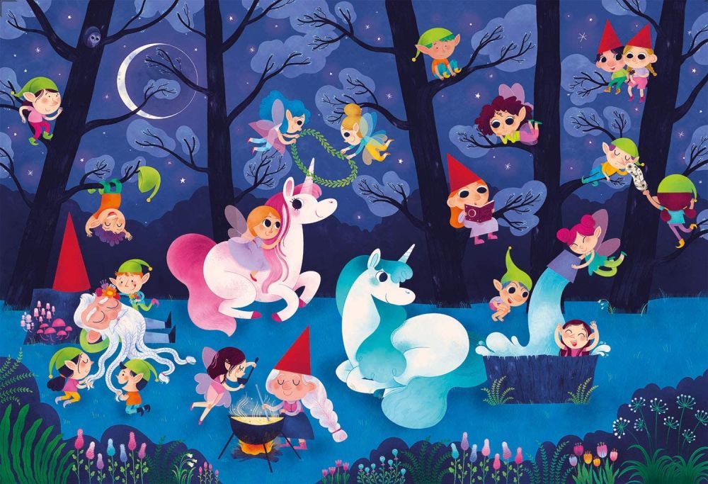 CLEMENTONI Fairy Woods 60 Piece Puzzle - PUZZLES