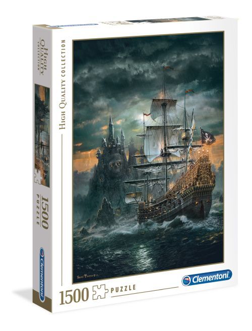 CLEMENTONI The Pirate Ship 1500 Piece Puzzle - PUZZLES