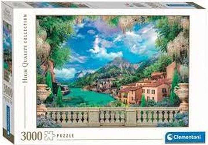 CLEMENTONI Lush Terrace On Lake 3000 Piece Puzzle - 