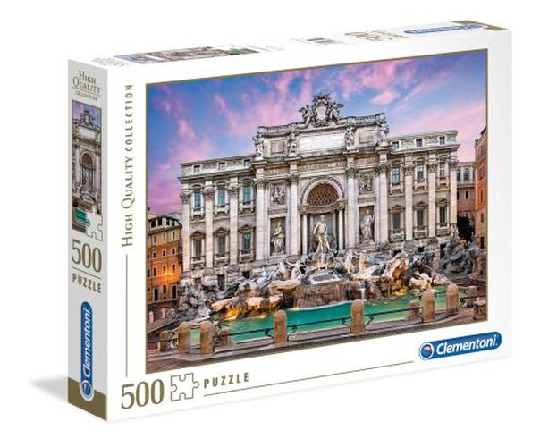 CLEMENTONI Trevi Fountain 500 Piece Puzzle - PUZZLES