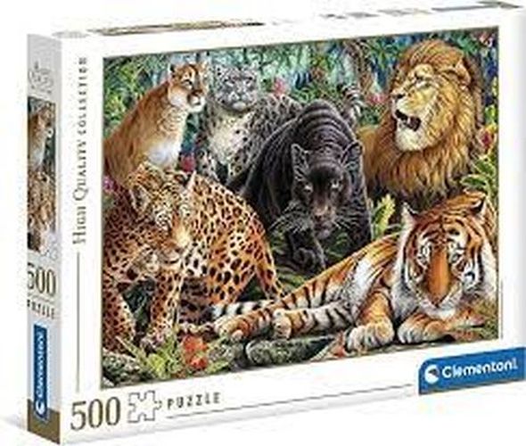 CLEMENTONI Wild Cats 500 Piece Puzzle - PUZZLES