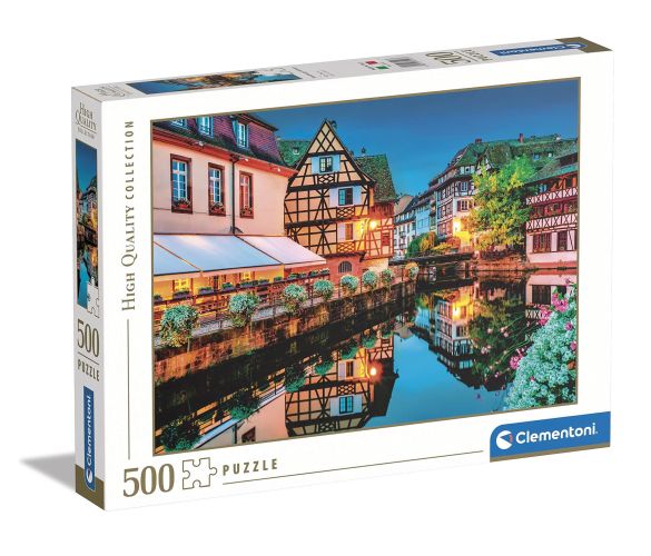 CLEMENTONI Strasbourg Old Town 500 Piece Puzzle - PUZZLES