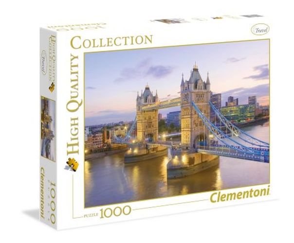 CLEMENTONI Tower Bridge 1000 Piece Puzzle - .