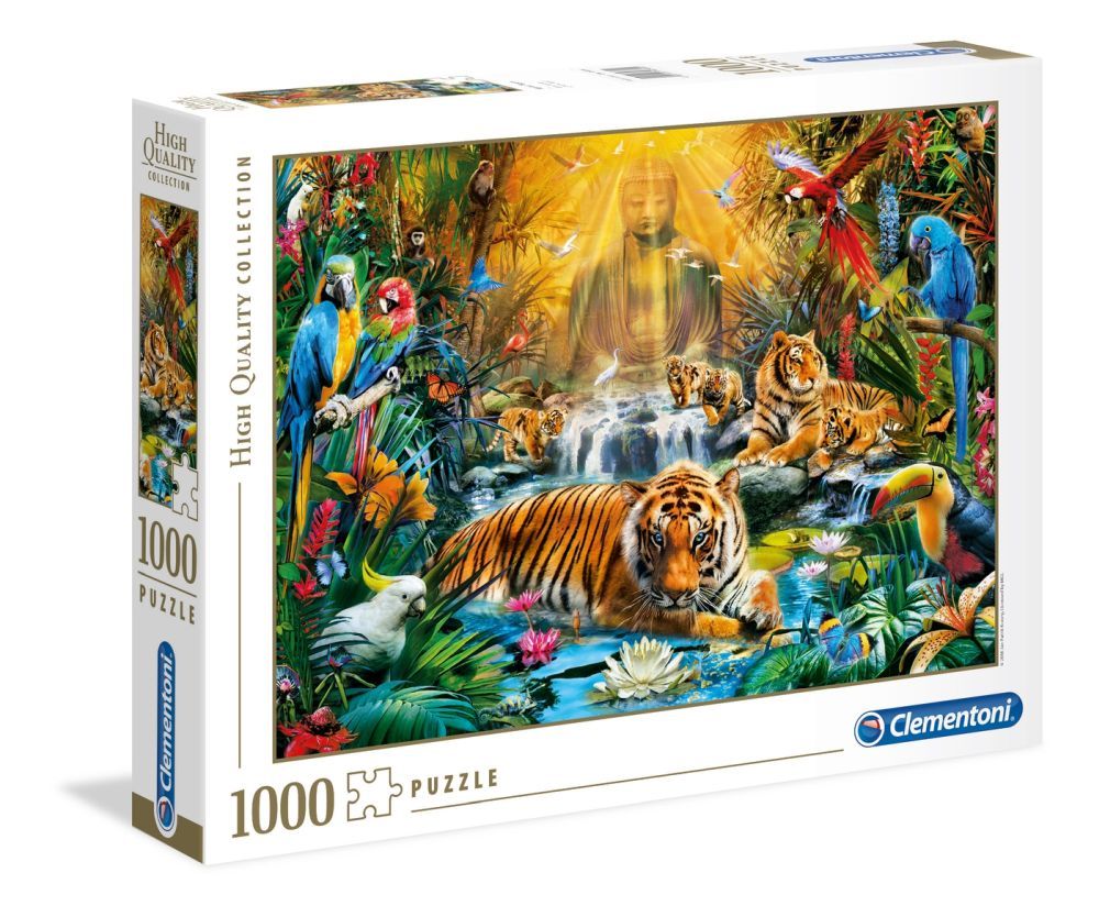 CLEMENTONI Mystic Tigers 1000 Piece Puzzle - PUZZLES