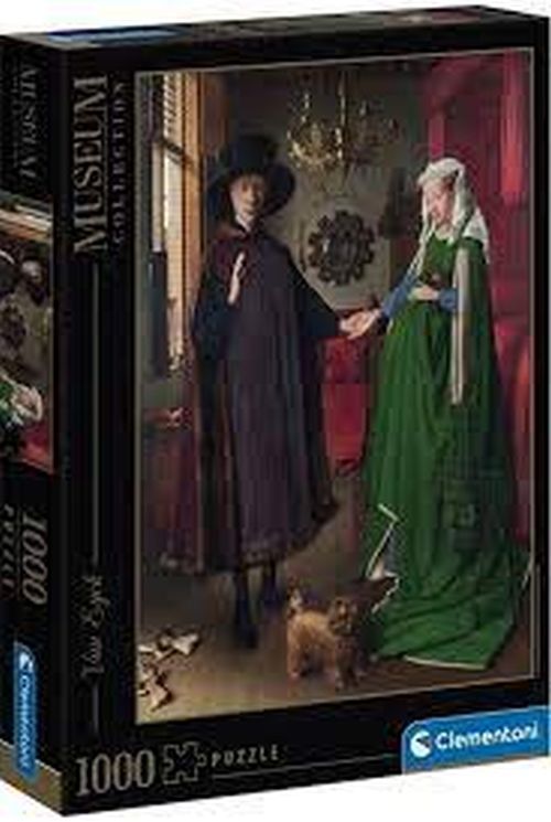 CLEMENTONI Portrait Of Giovanni Arnolfini & His Wife Museum Quality 1000 Piece Puzzle - 