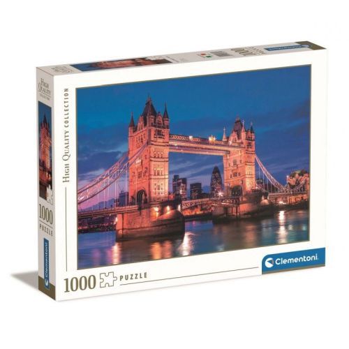 CLEMENTONI Tower Bridge At Night 1000 Piece Puzzle - 