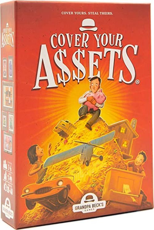 CONTINUUM GAMES Cover Your Assets Card Game - BOARD GAMES