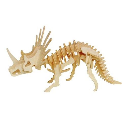 DENTT Styracosaurus Wooden Dinosaur Skeleton Model Kit - SCIENCE