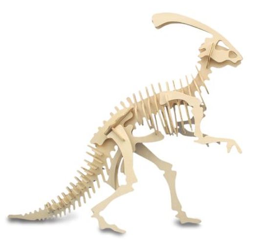DENTT Parasaurolophus Wooden Dinosaur Skeleton Model Kit - 