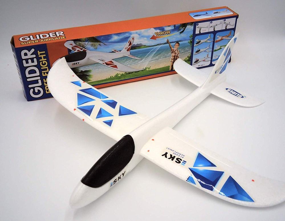 DENTT Straight Tail Epp Extremely Durable Foam Flying Glider Air Plane Toy