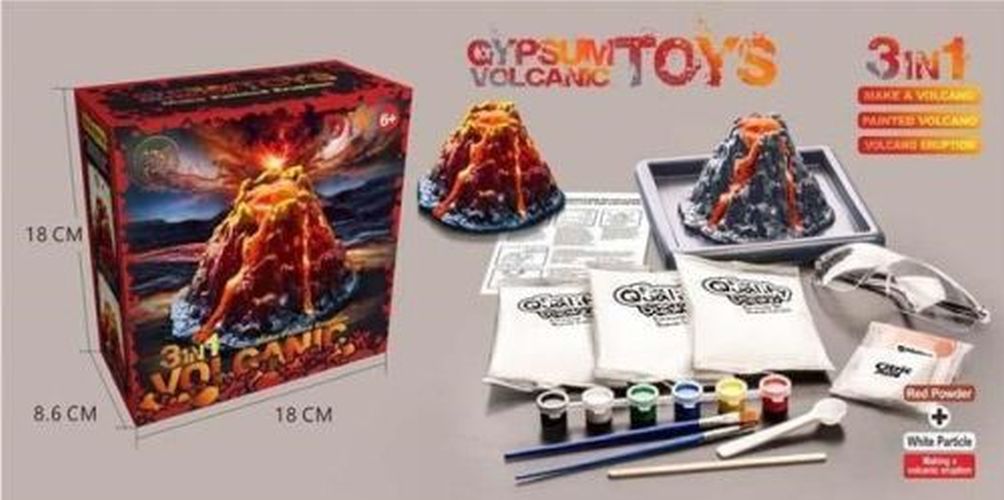 DENTT Diy Erupting Volcano Science Set - BOARD GAMES