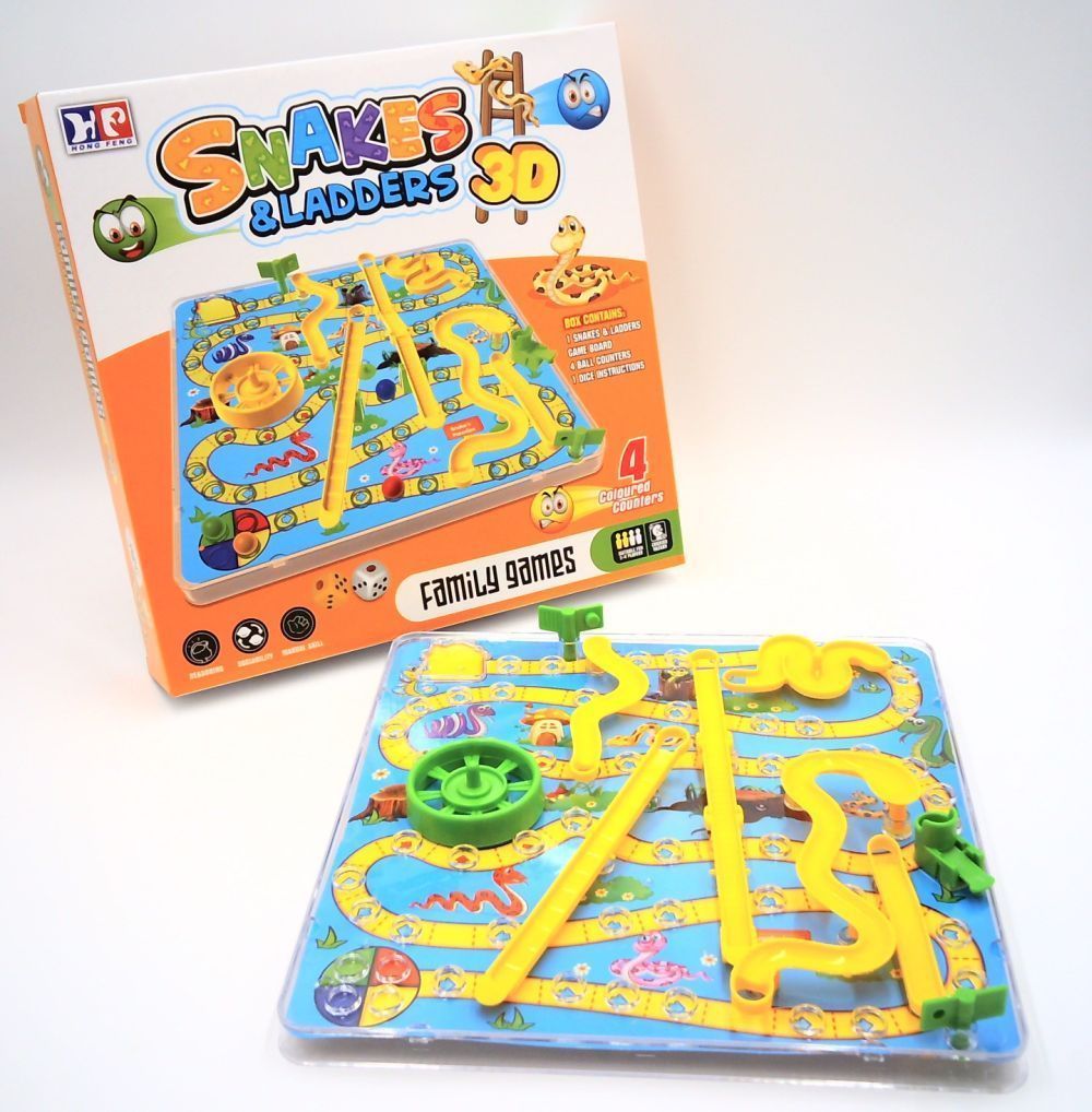 DENTT Snake And Ladders Plastic Play Board Game Set - GAMES