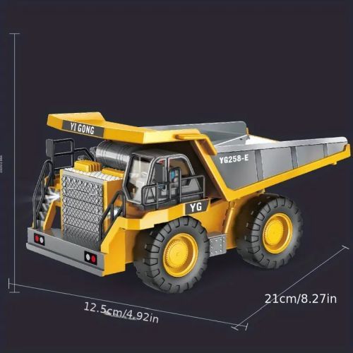 DENTT Dump Truck Radio Control Construction Vehicle Full Function - .