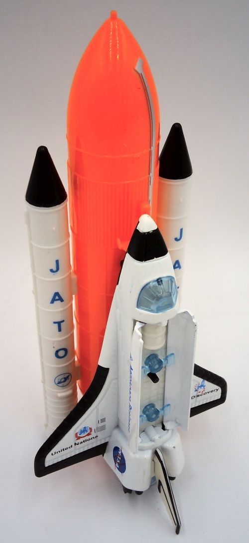 DENTT Space Shuttle With Boosters Toy Rocket