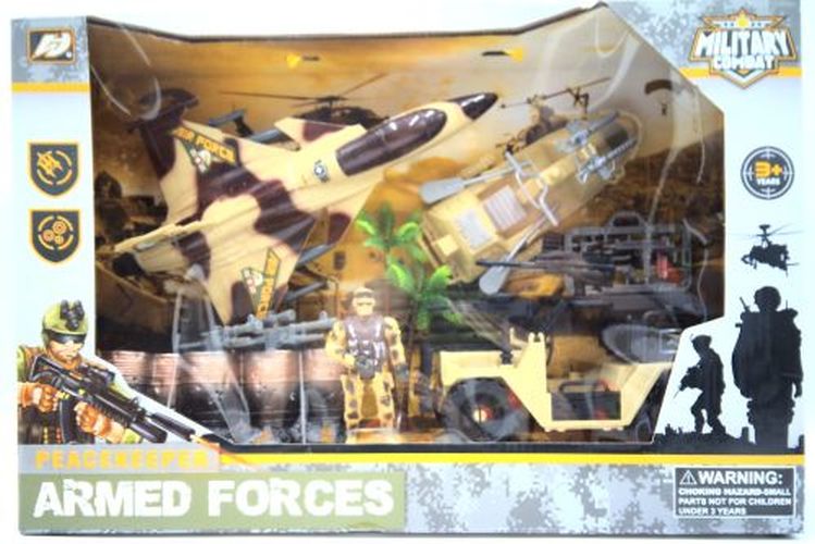 DENTT Armed Forces Arm Playset With Jeep And Plane - Radio Control