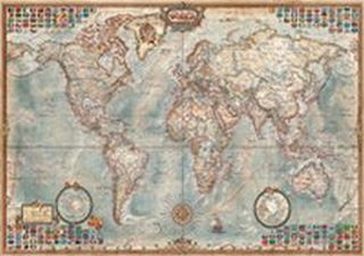 EDUCA BORRAS PUZZLE 4000 Piece The World Executive Puzzle - PUZZLES