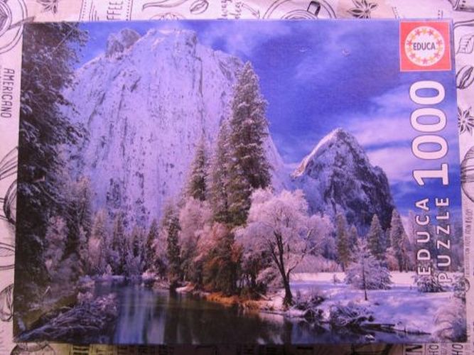 EDUCA BORRAS PUZZLE Yosemite Winter 1000 Piece Puzzle - PUZZLES