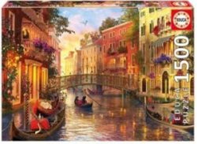 EDUCA BORRAS PUZZLE Sunset In Venice 1500 Piece Puzzle - PUZZLES