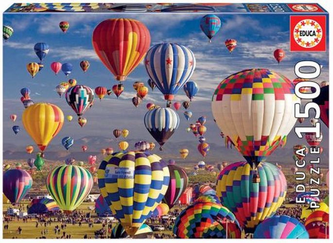 EDUCA BORRAS PUZZLE Hot Air Balloons 1500 Piece Puzzle - 