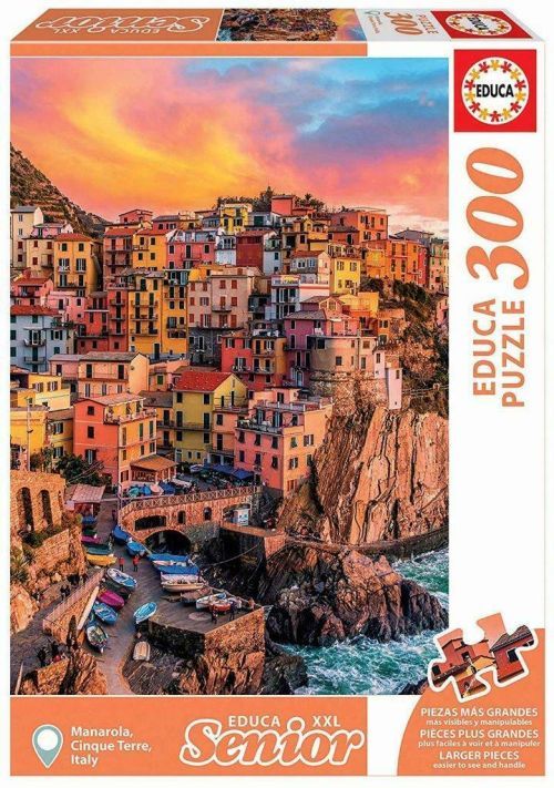 EDUCA BORRAS PUZZLE Manorola Cinque Terre Italy 300 Piece Puzzle - PUZZLES