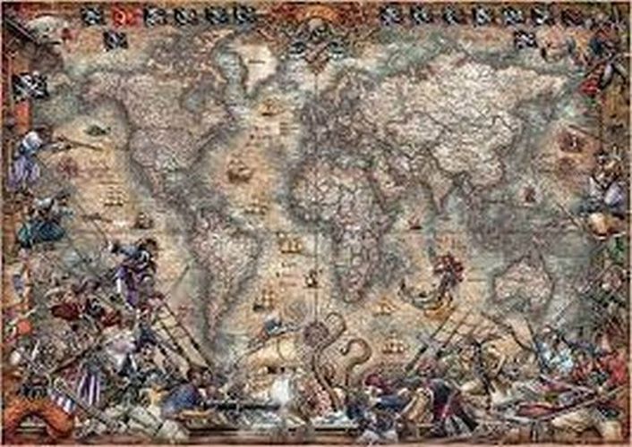 EDUCA BORRAS PUZZLE Pirates Map 2000 Piece Puzzle - PUZZLES