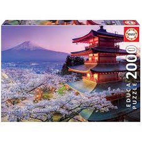 EDUCA BORRAS PUZZLE Mount Fuji And Chureto Pagoda, Japan 3000 Piece Puzzle