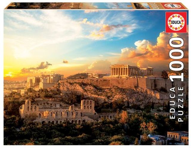 EDUCA BORRAS PUZZLE Acropolis Of Athens 1000 Piece Puzzle